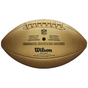 Мяч Wilson NFL Duke Metallic Edition WTF1826XB 9 золотых