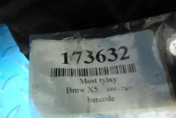BMW X5 E53 4.4 V8 NÁPRAVA ZADNÍ