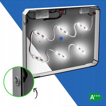 Номер с подсветкой к светодиодному адресу дома Таблица 40x30 см. Датчик сумерки
