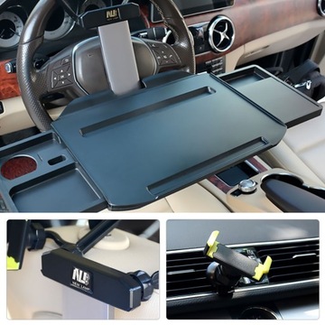 STOLIKI SKŁADANE STOJAK NA KOMPUTER NA BIURKO SAMOCHODOWY UCHWYT Z TYŁU