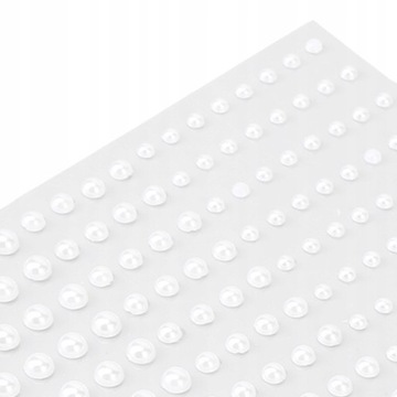 2 листа наклейки для макияжа с искусственным жемчугом