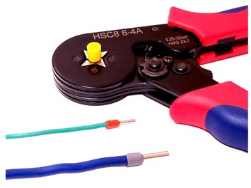 Tulejki Końcówki Kabla Przewodów ZESTAW 800 szt. PRASKA ZACISKARKA B