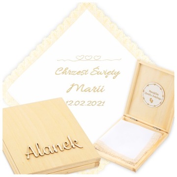 Халат с именем Белый халат с вышивкой + КОРОБКА шт.