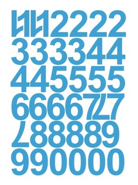 Буквы алфавита 4см. пастельно-голубой 159 шт.