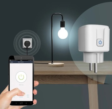 2x ТАЙМЕР ИНТЕЛЛЕКТУАЛЬНАЯ УМНАЯ WIFI РОЗЕТКА TUYA ВАТТМЕТР