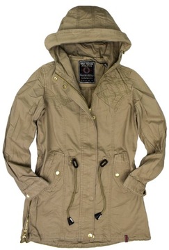 BEIGE KURTKA parka Wiosna (146-152-158-164) - 140
