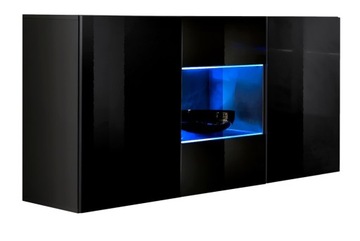 KOMODA WISZĄCA AIR - W.POŁYSK PVC +LED ZZ SB2
