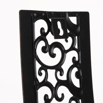 ŚWIECZNIK WISZĄCY NA ŚCIANIE CZARNE kinkiety MONTOWANE