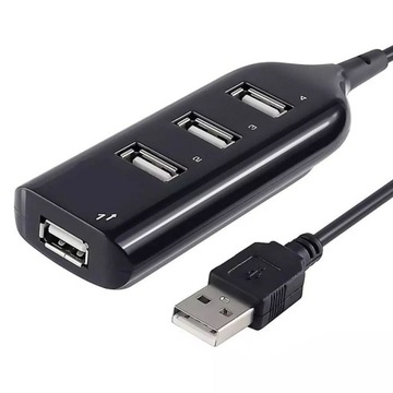 HUB USB 4 PORTY ROZDZIELACZ ROZGAŁĘŹNIK SWITCH 2.0