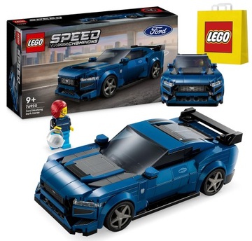 Samochód LEGO Speed Champions 76920 Auto Ford Mustang Dark Horse + Torba VP