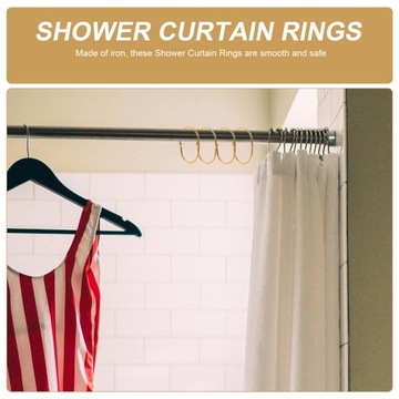 МЕТАЛЛИЧЕСКИЕ КОЛЬЦА ДЛЯ ДУШЕВОГО КОРПУСА С ОТКРЫТЫМ КРЮЧКОМ