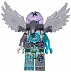 LEGO LEGENDS OF CHIMA Vornon - Flat Silver Armor loc112 850913