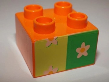 LS NOWE LEGO DUPLO TEMATYCZNY 2x2 KWIATKI SIANO
