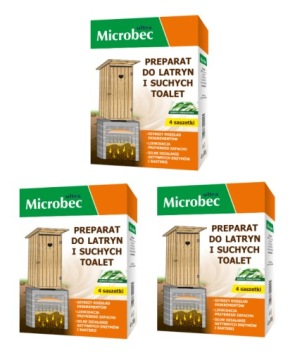Preparat MICROBEC do LATRYN SUCHYCH TOALET Bros x3