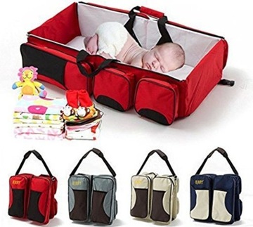 Дорожная кроватка 4в1, складная, с пеленальной сумкой