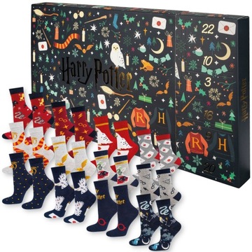 Адвент-календарь HARRY POTTER SOXO носки подарок на Рождество 35-40