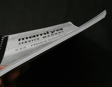 SERWISÓWKA Mamiya C22 Service Manual UNIKAT!