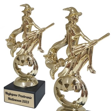 Statuetka Najlepszy Kostium Przebranie Halloween STATUETKA CZAROWNICA