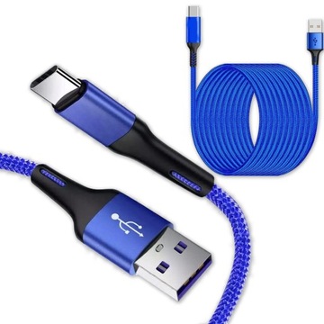 KABEL ŁADOWARKA USB - USB TYPE C QUICK CHARGE QC 3.0 2A 3m