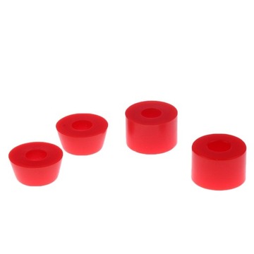 2 Longboard Skateboard Truck Kit Bushings 90A Red