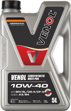 VENOL SEMISYNTHETIC MULTI PDG 10W40 5L
