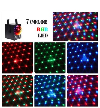 RGB LED ЛАЗЕРНЫЙ ДИСКОПРОЕКТОР