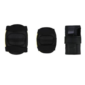 Zestaw ochraniaczy na ręce i nogi + KASK REGULOWANY Rozmiar M komplet NILS