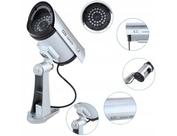 ATRAPA KAMERY ZEWNĘTRZNEJ MONITORINGOWEJ 360