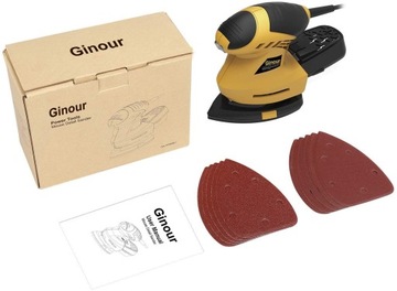 Многофункциональная орбитальная шлифовальная машина Ginour 200 Вт.