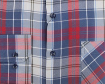 МУЖСКАЯ РУБАШКА В КЛЕТИКУ С ДЛИННЫМ РУКАВОМ L KN5