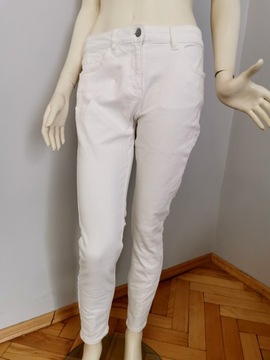 NEXT SKINNY MID RISE- Spodnie Jeansowe, Rurki M/L