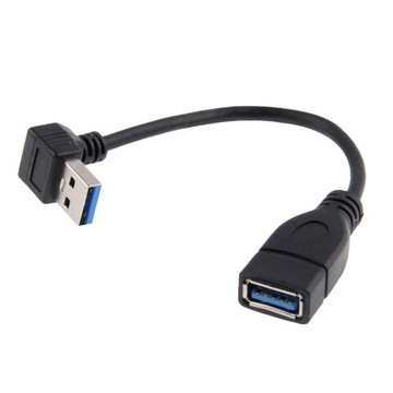 24M USB 3.0 kątowy przedłużacz męski na żeński