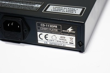 MONACOR CD-113DPR CD/MP3-плеер с записью
