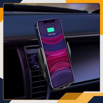 АВТОДЕРЖАТЕЛЬ С ИНДУКТИВНЫМ ЗАРЯДНИКОМ ДЛЯ ТЕЛЕФОНА МОЩНОСТЬЮ 15 ВТ