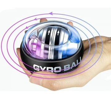 Kula żyroskopowa GYRO BALL LED wielokolorowa