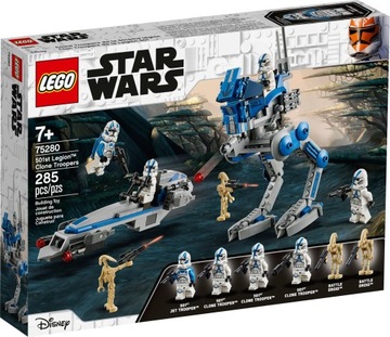 LEGO Star Wars 75280 Żołnierze z 501 legionu - 501st Legion Clone Troopers