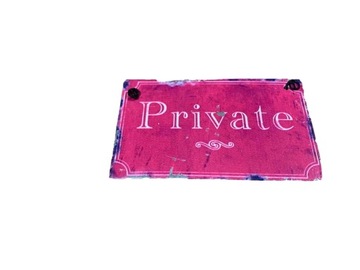 OBRAZ SZYLD BLASZANY NA DRZWI LOFT PRIVATE KARE