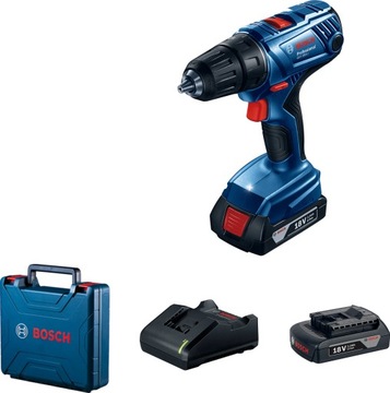 WKRĘTARKA BOSCH GSR 180-LI 18V 2x2.0AH WALIZKA