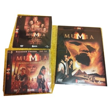 MUMIA TRYLOGIA TRZY CZĘŚCI NOWA 3 X DVD