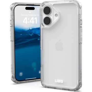 Průhledné pouzdro Uag pro iPhone 16, pancéřové kryt, kryt, pevné pouzdro