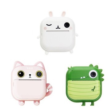 КАМЕРА ПОЛЯРОИД ДЛЯ ДЕТЕЙ БЕЛЫЙ КРОЛИК HD ПРИНТ