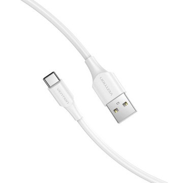VENTION WYTRZYMAŁY KABEL PRZEWÓD USB 2.0 A DO USB-C 3A 1M SZYBKIE ŁADOWANIE