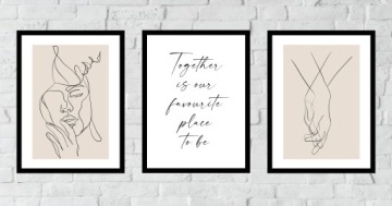 30x40 НАБОР ФОТОГРАФИЙ В РАМКЕ ПЛАСТЕРОВАЯ РАМКА РУКИ СЕМЬЯ ЛЮБОВЬ БОХО