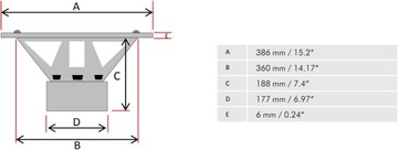 Сабвуфер Ground Zero GZIW 15SPL D2 38 см 1200 Вт
