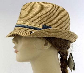 $75 BLOCK HEADWEAR Kapelusz Fedora OSFM 57-59cm