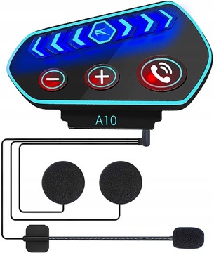 ZESTAW SŁUCHAWKOWY DO KASKU MOTOCYKLOWEGO 2600mAh