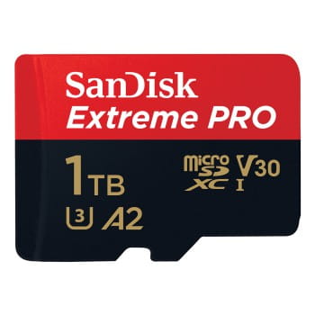 SanDisk micro SDXC Extreme PRO 1TB 200/140MBs A2