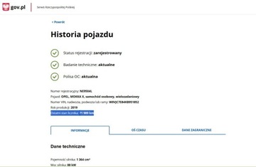 Opel Mokka I X 1.4 Turbo 120KM 2019 Opel Mokka Benzyna Zarejestrowany Ubezpieczony, zdjęcie 1