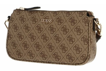 Guess Mała Torebka Damska Crossbody Brązowa Elegancka i Stylowa