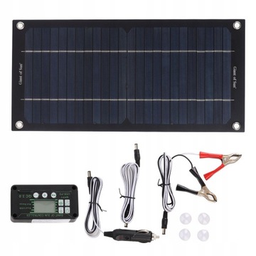 PRZENOŚNA SOLARNY REGULATOR PANEL ŁADOWANIA SŁONECZNEGO 600W 18V